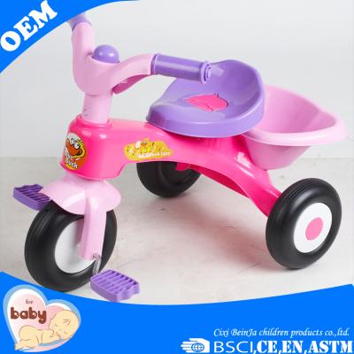 China ABS Material Eco-friendly Baby Tricycle Plastic Kids Ride On Car Passed CE Certificate for sale