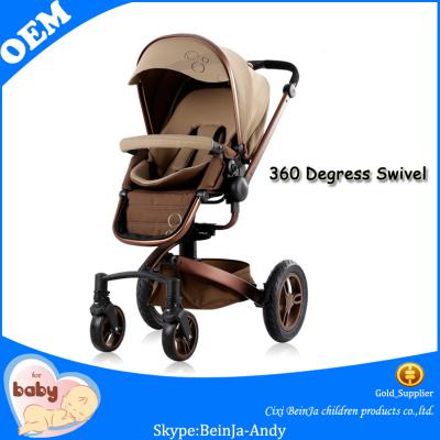 China high quality 900D oxford fabric china children stroller with bassinet baby stroller for sale