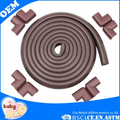 China Desk Rubber Edge Table Safety Baby NBR Kids Table Edge Protector Bumper Guard for sale