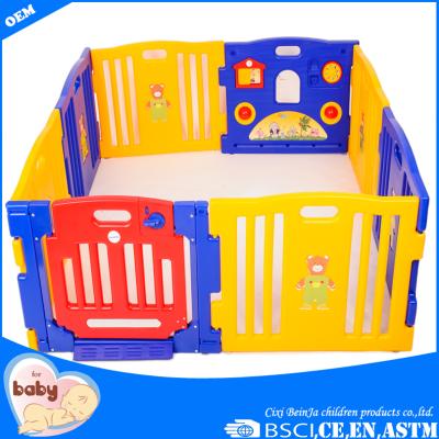 China China plastic supplier plastic baby playpen/kids plastic playpen/large playpen for sale