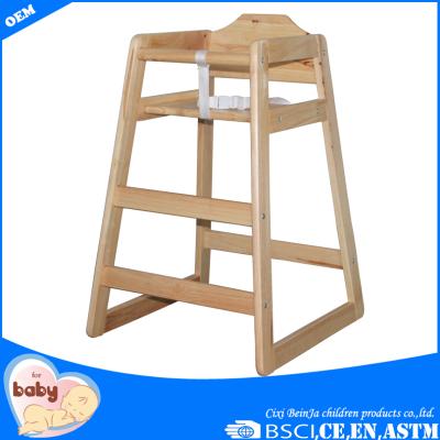 China Single Wooden Dining Referee Chair China Supplier OEM Baby Highchair for sale