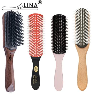 China Professional Home Hairdressing Tools Hair Salon Anti-Static Color Comb Tools 4 A Variety Of Options Denman Brush for sale