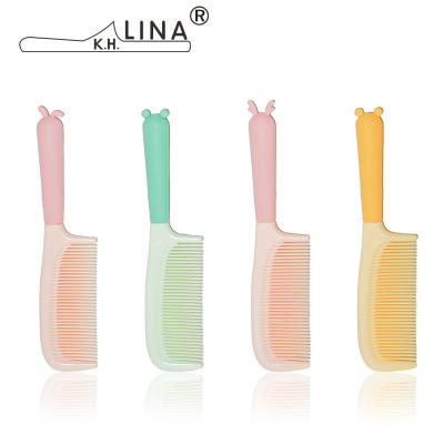 China Wholesale Home Comb Cute Rubber Grip Girl Hair Comb for sale