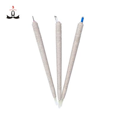 China High Quality Durable Biodegradable Disposable Manual Pen Miroblading Permanent Makeup Tattoo Eyebrow Pen for sale