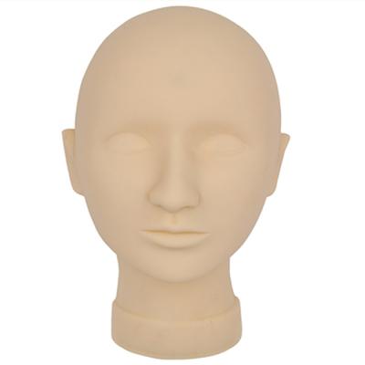 China Silicone 3D Silicone Practice Model Head For Permanent Makeup Training for sale