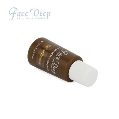 China New Brand Semi Cream Eyebrow Brand Deep Micropigments Face For Microblading And Permanent Makeup for sale