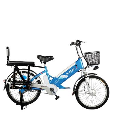 China 12 Inch Motor 48 V 350 W Standard 22 OH Battery Brushless Removable Cargo Electric Bicycle for sale