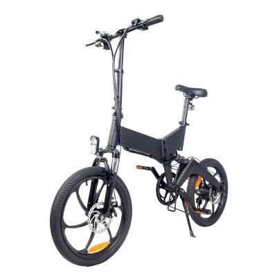 China 20inch aluminum alloy wheel frame 36v350w motor 36v10.4ah lithium battery folding mountain brushless ebike for sale