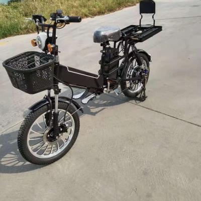 China Fat Lights 12+50ah/48v Dual Batteries 350w/500W/48v Motor High Carbon Steel Hydraulic Suspension Disc Brakes Electric Cargo Bike for sale