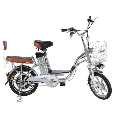 China Standard 16 350W inch 12ah/48V lithium battery brushless motor aluminum alloy electric bicycle for sale