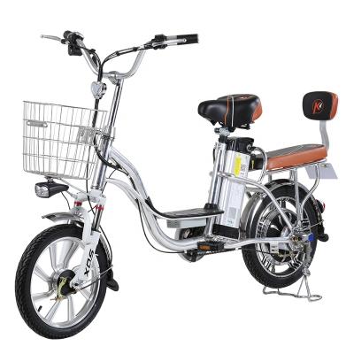 China 12ah/48V standard electric brushless motor 350W lithium battery electric bicycle aluminum alloy city e bicycle for sale