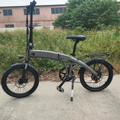 China 20inch aluminum alloy wheel frame 36v350w motor 36v10.5ah lithium folding mountain brushless ebike for sale