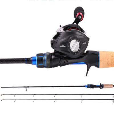 China Hot Selling Portable Telescopic Carbon Reel Telescopic Spinning Fishing Rod Combo For Sea Fishing for sale