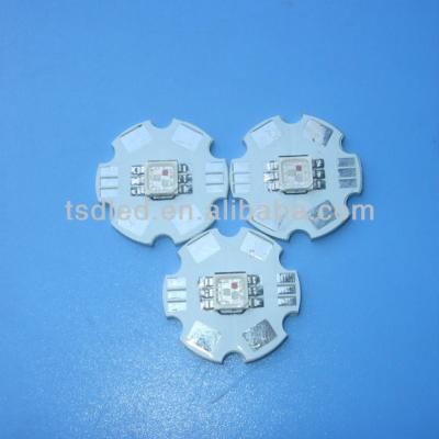 China Aluminum High Power 3W RGB LED with Aluminum Heatsink for sale