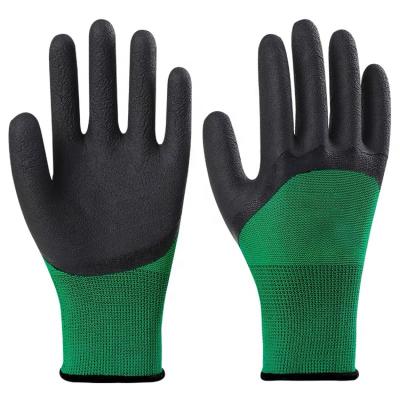 China Garden Cold Proof Latex Coat Glove Leather General Working Service Gloves For Construction Work High Quality for sale