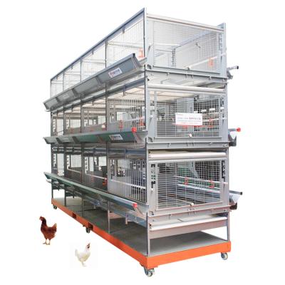 China Full Automatic Chicken Cages Poultry Farm Breeding Eggs H Type Breeder Cage For Layer Broiler for sale