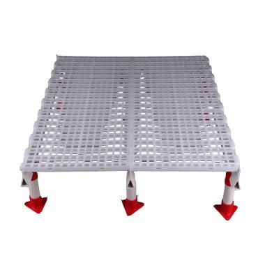 China Farms High Quality Low Price Long Time To Use Poultry White Plastic Slat Flooring For Pigs Chicken for sale