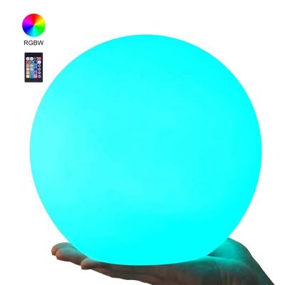 China IP68 waterproof hotel floating led light pool ball / plastic sphere ball for outdoor for sale