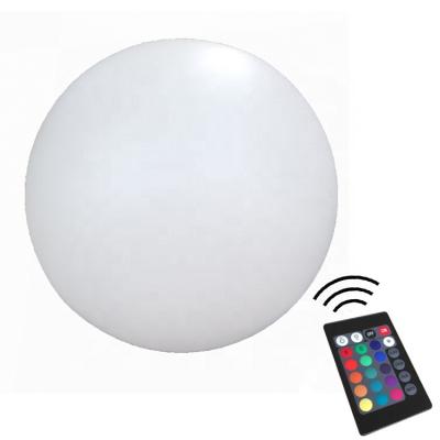 China Promotional Toy 16 RGB Color Changing Luminous Floating Waterproof LED Light Swimming Pool Ball for sale