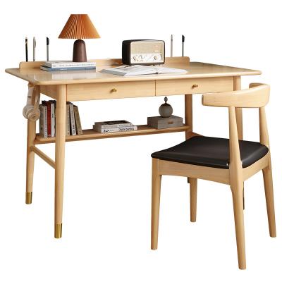 China Factory Wholesale Adjustable Chinese Minimalist Design (Height) Furniture Computer Table Wooden Home Desk for sale