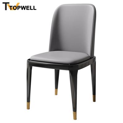 China Nordic light luxury solid wood simple creative fashion best price chair restaurant Milan fashion dining chair leather dining chair for sale