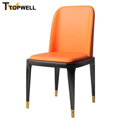 China Home Furniture Convertible Leather Dining Chairs Restaurant Sofa Seat Chair Leather Dining Chairs for sale