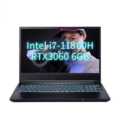 China Backlit Keyboard 17.3 Inch GTX 1650 4G Dedicated Video Graphics Card 6G RTX 3060 144hz 240hz Intel Core I7 11800H 11th Gen Gaming Laptop for sale