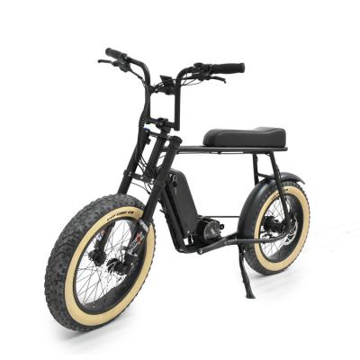 China 2021 aluminum alloy retro-belt 1000w 48v bbshd mid motor ebike with vee tires for sale