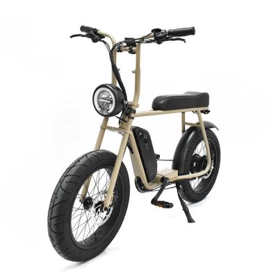 China 2022 new aluminum alloy hub motor 750w 48v ebike in gray beige for sale