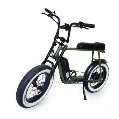 China Mario Electric Bike Aluminum Alloy Frame 48v 750w E Bike 20 Inch Retro Electric Bicycle Ebike Pedal Assist Electric Bike for sale