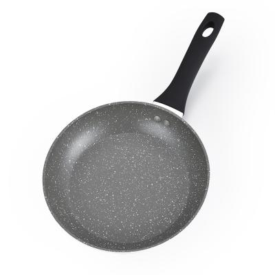 China 24 Viable Fry Pan Cooking Pot Coating Fry Pan Forged Kitchenware Aluminum Non Stick Pans And Pans Customized Marble Durable for sale