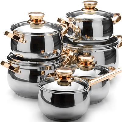 China 304 viable stianless steel multifunctional pot milk pot cookware kitchenware cookware cookware set for sale