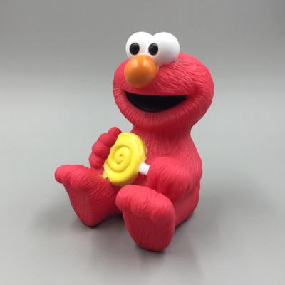 China Money Saving Toys Wholesale Cartoon Sesame Street Invent Piggy Bank Bake Cake Decorating Doll Coin Money Saving Plastic Box for sale