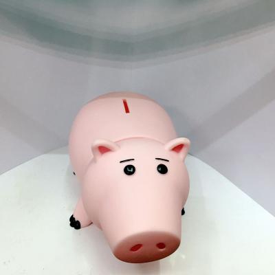 China Money Saving Doctor Wholesale Porkchop Kids Gift Toy Coin Money Saving Box Cartoon Toy Story Hamm Pig Shaped Piggy Bank for sale