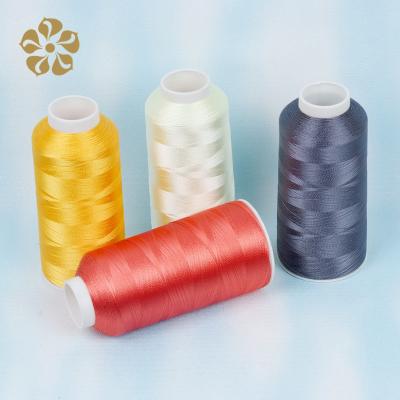 China Sustainable 100% Rayon / Embroidery Thread 300d/4 Viscose For Packing for sale