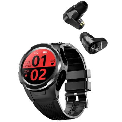 China GPS Navigation Multifunction S201 Pro JM06 2 In 1 Smart Watch Outdoor Sports Monitoring Blood Pressure Smart Wireless BT Earbuds Headphones for sale