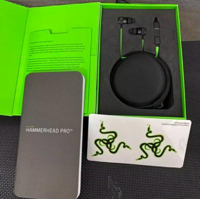 China Factory Wholesale High Quality In-Ear Razer Hammerhead V2 E-sports Headphones Earbuds Wired Earphone Pro for sale