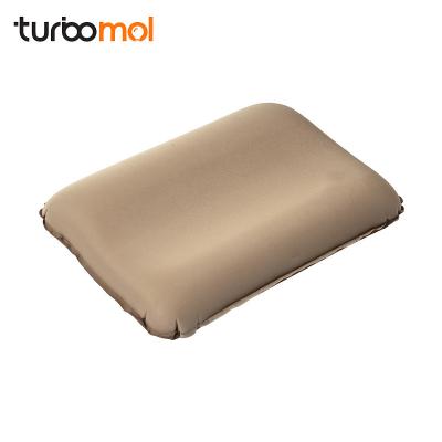 China Turbomol Inflatable Pillow PORTABLE Auto Outdoor Portable Foam Sponge Camping Comfortable Pillow for sale