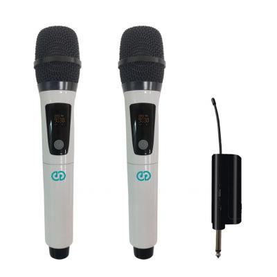 China Handheld Wireless Microphone Wireless Microphone UHF Recording Karaoke MIC with Lithium Battery Receiver for Stage Church Party School for sale