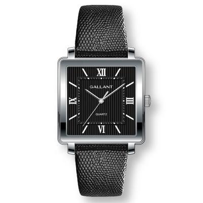 China Classic water resistant OEM square shape watches Japan movt stainless steel sapphire logo quartz glass custom watch for sale