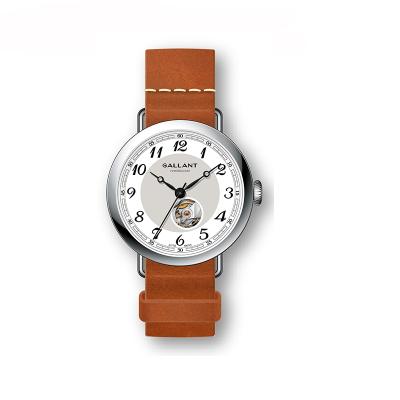 China New Fashion Brand Automatic Leather Strap Date Women Automatic Wrist Watches for sale