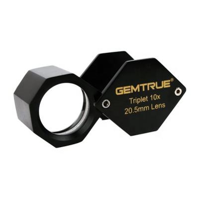 China GemTrue Diamond Loupe Triplet 10x 20.5mm Metal Lens Jewelry Tool Viewer (DK16002-A) for sale