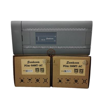 China Hardware Samkoon FGm-64MT-AC electronic PLC 32 points input 32 output points including 12 high-speed count channels, 10 pulse channels for sale