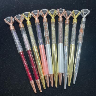 China China hot sale crystal ballpoint diamond pen metal color crystal ballpoint pen for office supplies for sale