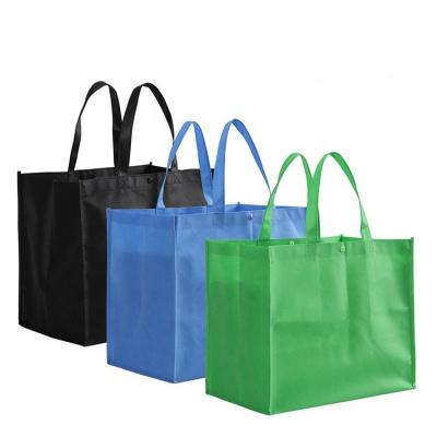 China Stylish Eco Friendly Empty Reusable Non Woven Fabric Shopping Tote Bag for sale