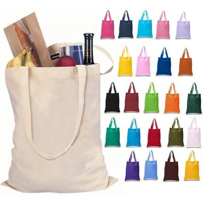 China Recycle And Empty Custom Logo Safety Bag Eco-friendly Cotton Canvas Cotton Canvas Bag Eco-Friendly Shopping Tote Bag for sale