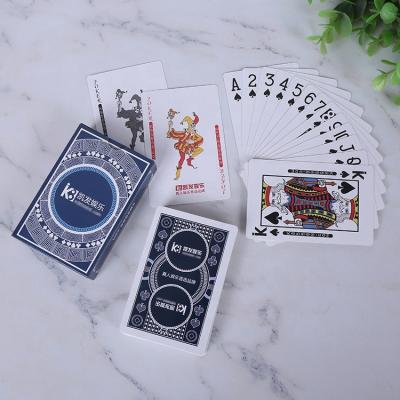 China Factory Customized Film Waterproof Eco Game Recyclable Advertising Paper Card Poker for sale