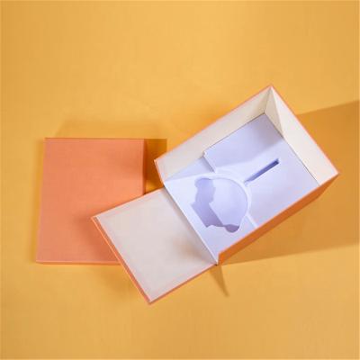 China Square Matte Film Cover Recyclable Customized Top Bottom Apparel Cosmetics Jewelry Paper Box for sale