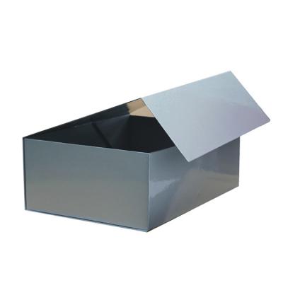 China Recyclable Custom Logo Recycled Cardboard Packaging Magnetic Closure Black Foldable Paper Gift Boxes From XHFJ China Wholesale for sale