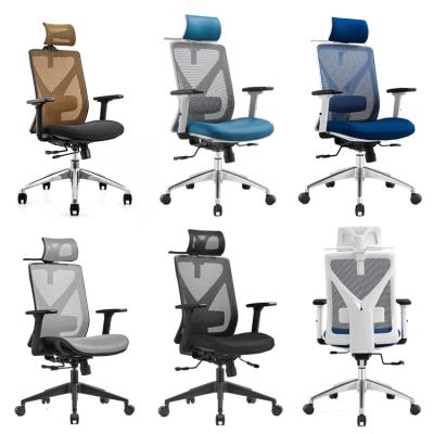 China Mesh Furniture Silla Nylon Ergonomic Gamer Chair Manager Office Rotation Chair for sale